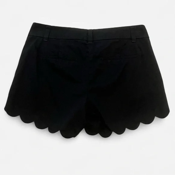 J. Crew Scalloped Chino Shorts Mid Rise Preppy Old Money Classic Summer Cotton - Picture 6 of 7